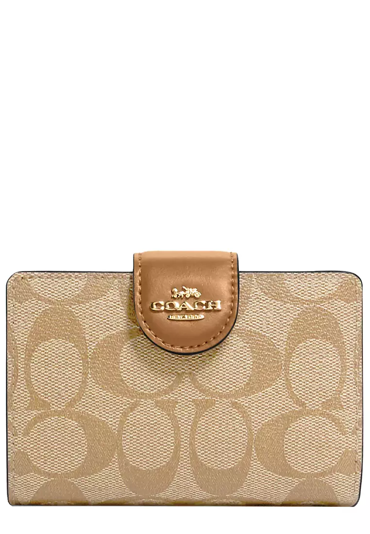 Khaki store coach wallet
