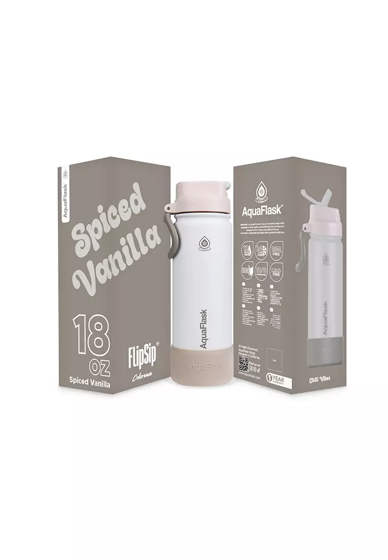 18oz Spiced Vanilla Colorwave Flip Sip Lid Collection