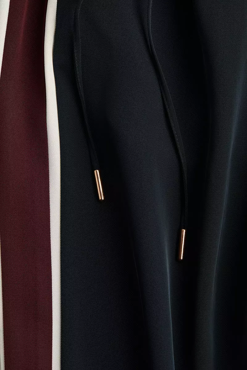 Side-striped track pants