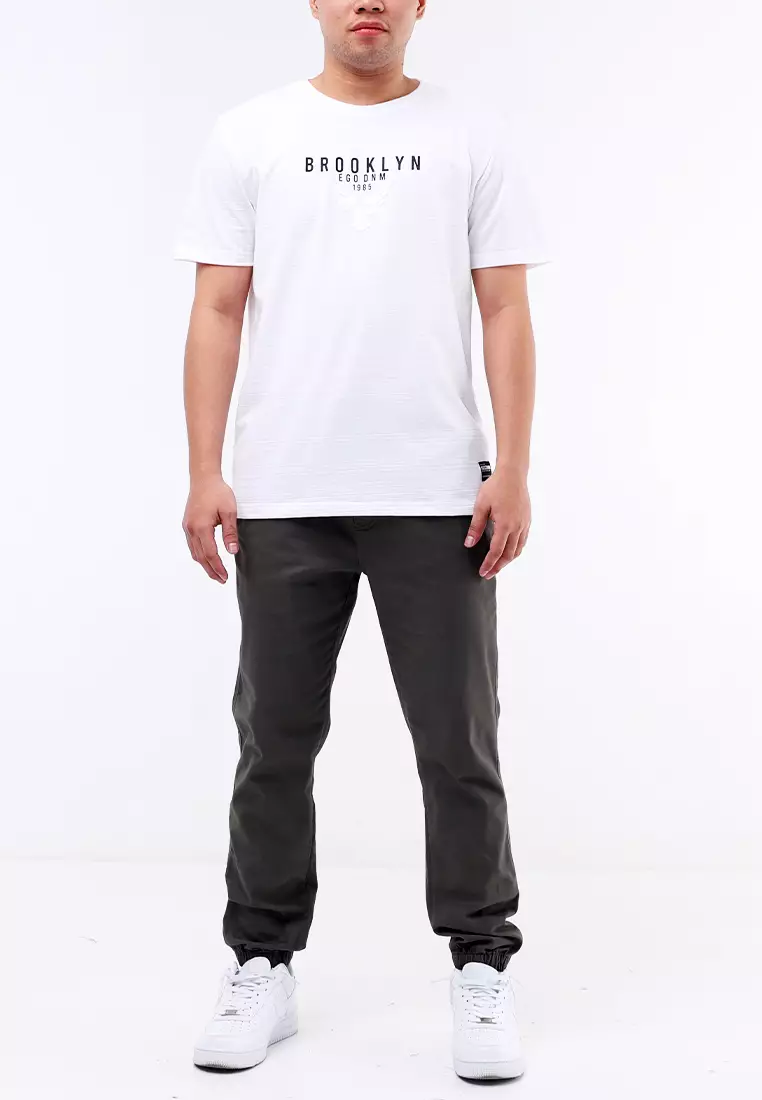 Roundneck Streaky Short Sleeve T-Shirt