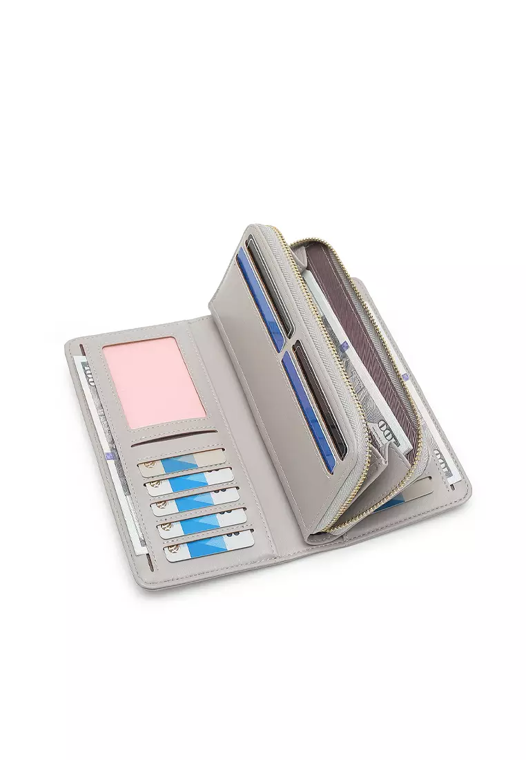 Women's Long Purse / Wallet - Grey