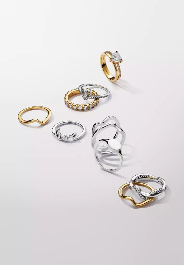 Pandora Polished Wave Ring