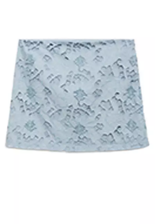 Embroidered Cotton Skirt