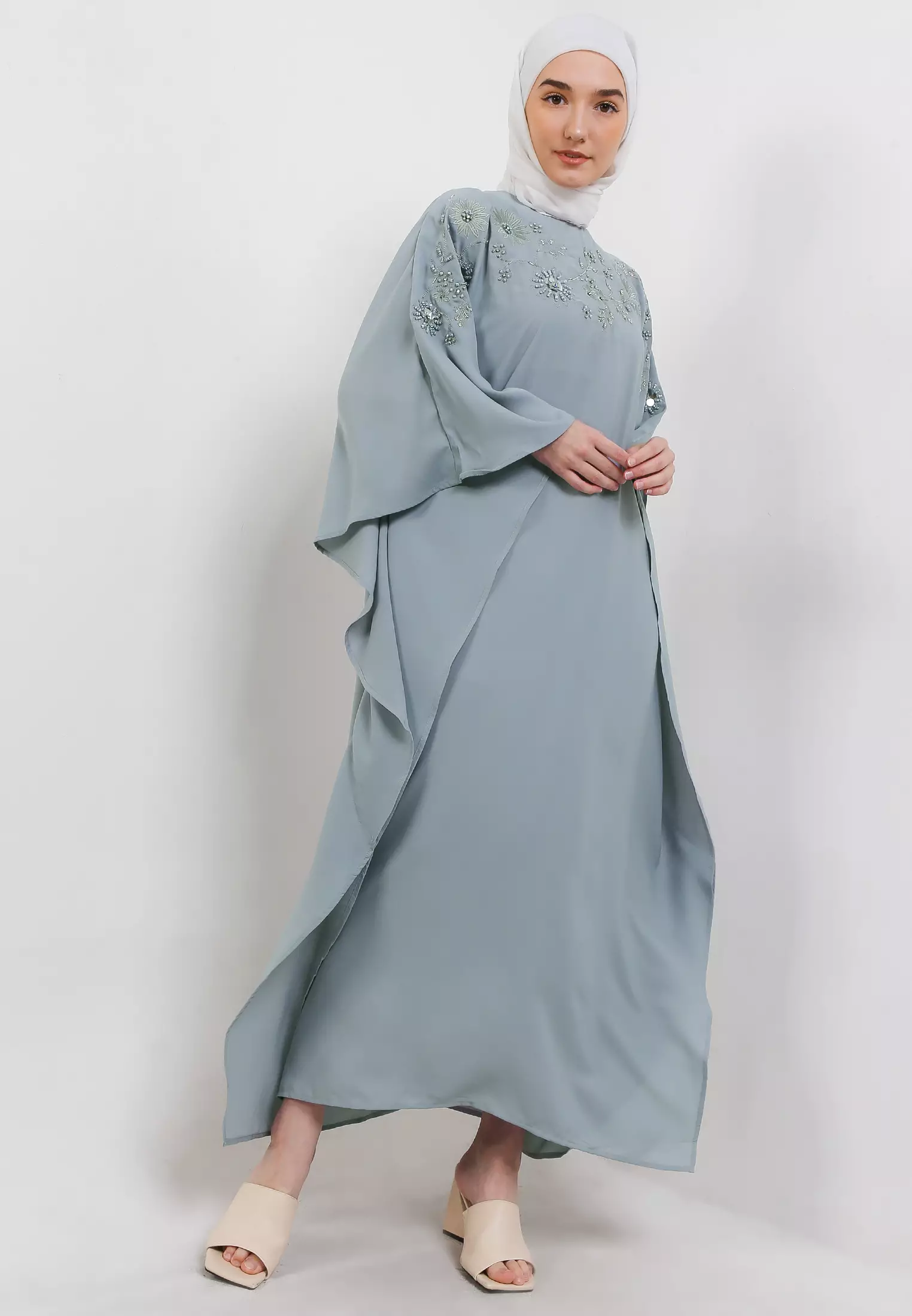 MFMW Hadijah Kaftan Dress Abu with Payet