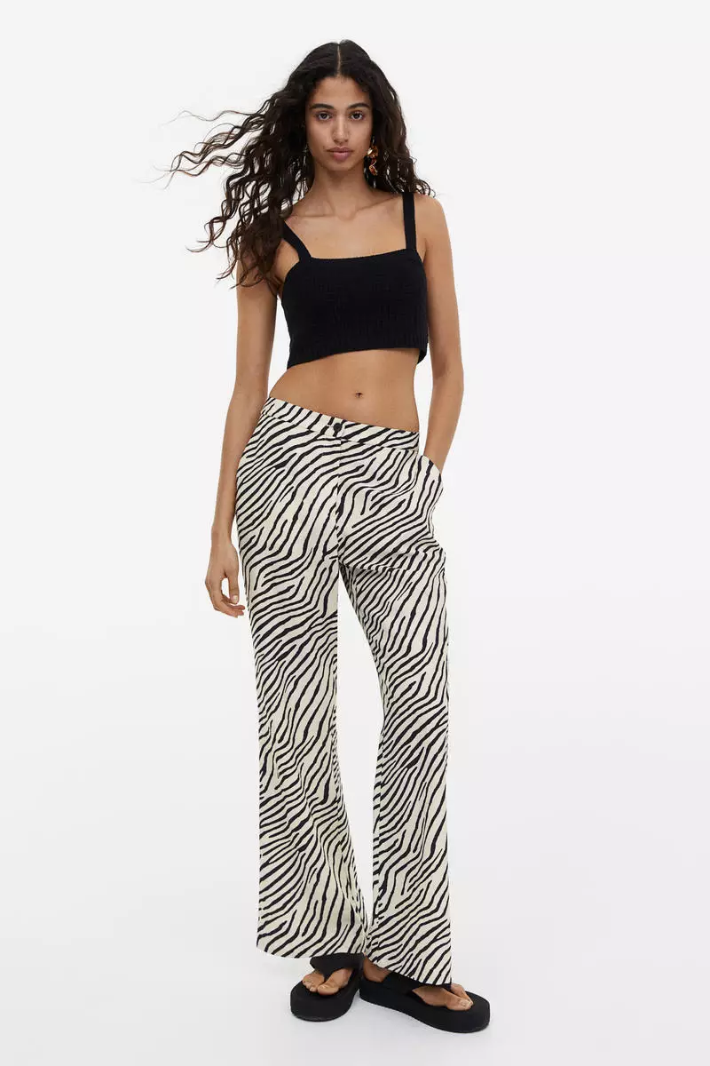 Buy H M Flared trousers 2024 Online ZALORA Philippines