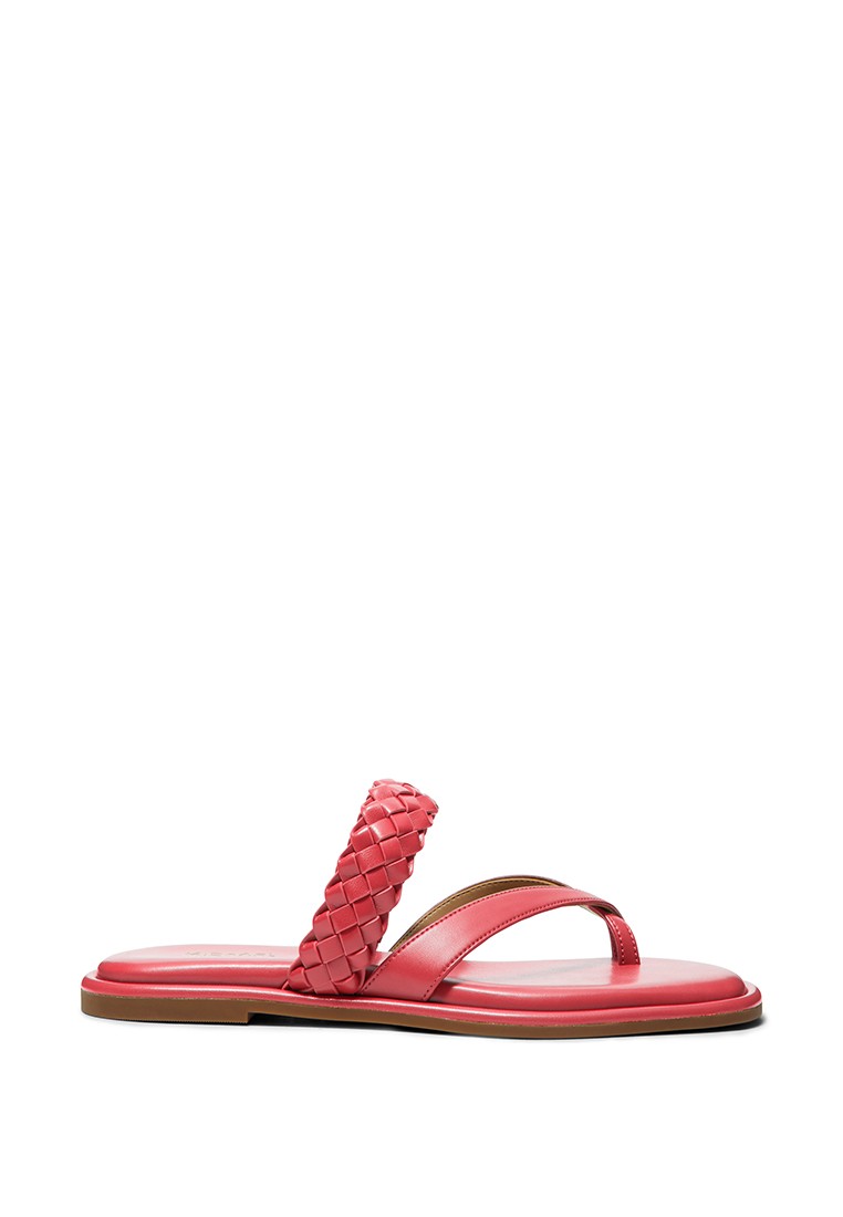 Alba Braided Faux Leather Slide Sandal