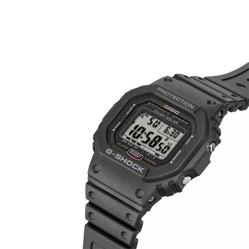 Jam Tangan Pria Casio G-Shock GW-5000U-1JF Square Tough Solar Men Digital Dial Black Resin Band (JDM)