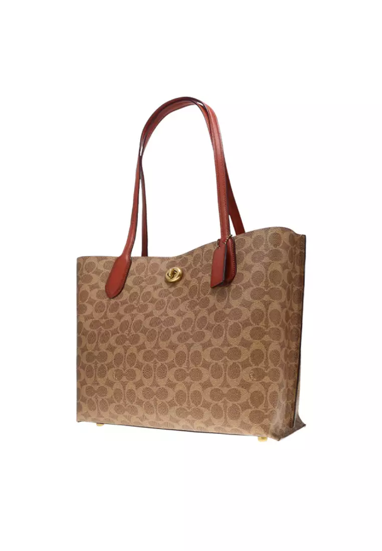 Willow Tote Bag In Signature Canvas C0693