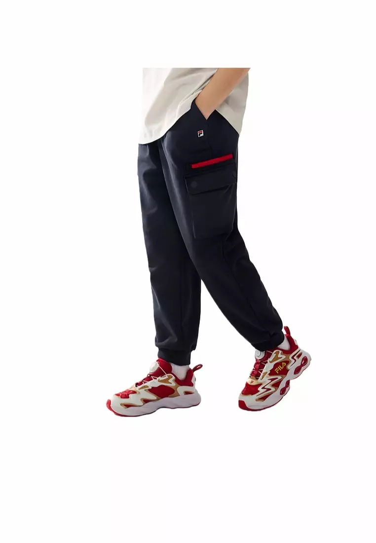 [105cm-170cm]FILA ORIGINALE FILA CNY Boy Knit Pants (Navy)