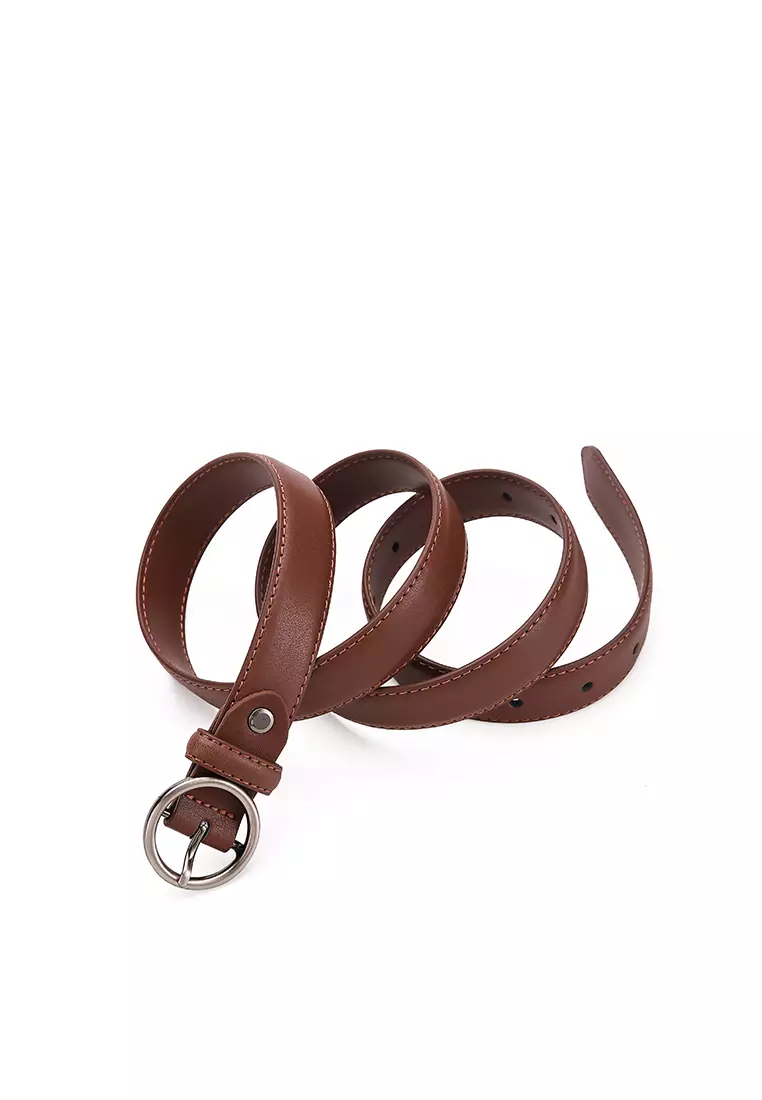 GYKACO RONIA Coffee - Ikat Pinggang Wanita - Fashion Belt / Sabuk