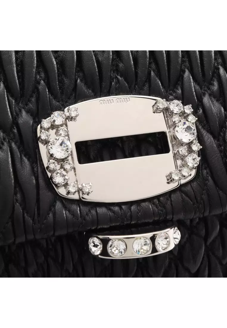 Buy Miu Miu Pre-Loved MIU MIU NAPPA CRYSTAL matelasse 2WAY chain