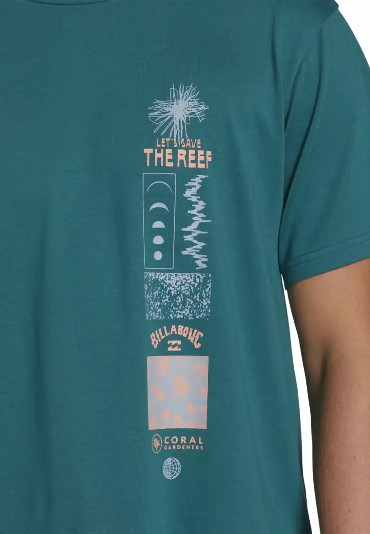 Buy Billabong Men Coral Gardeners Reef Nursery T-Shirt