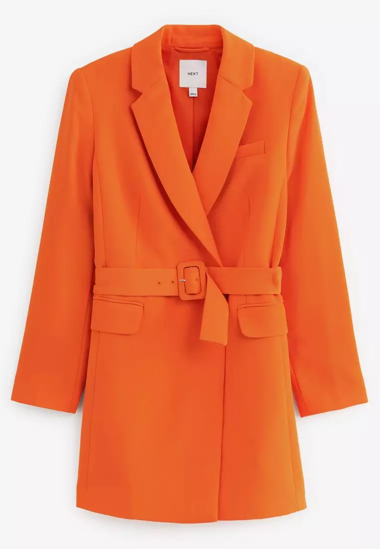 Belted Blazer Dress Mango Mango Belted Wrap Blazer Mini Dress In