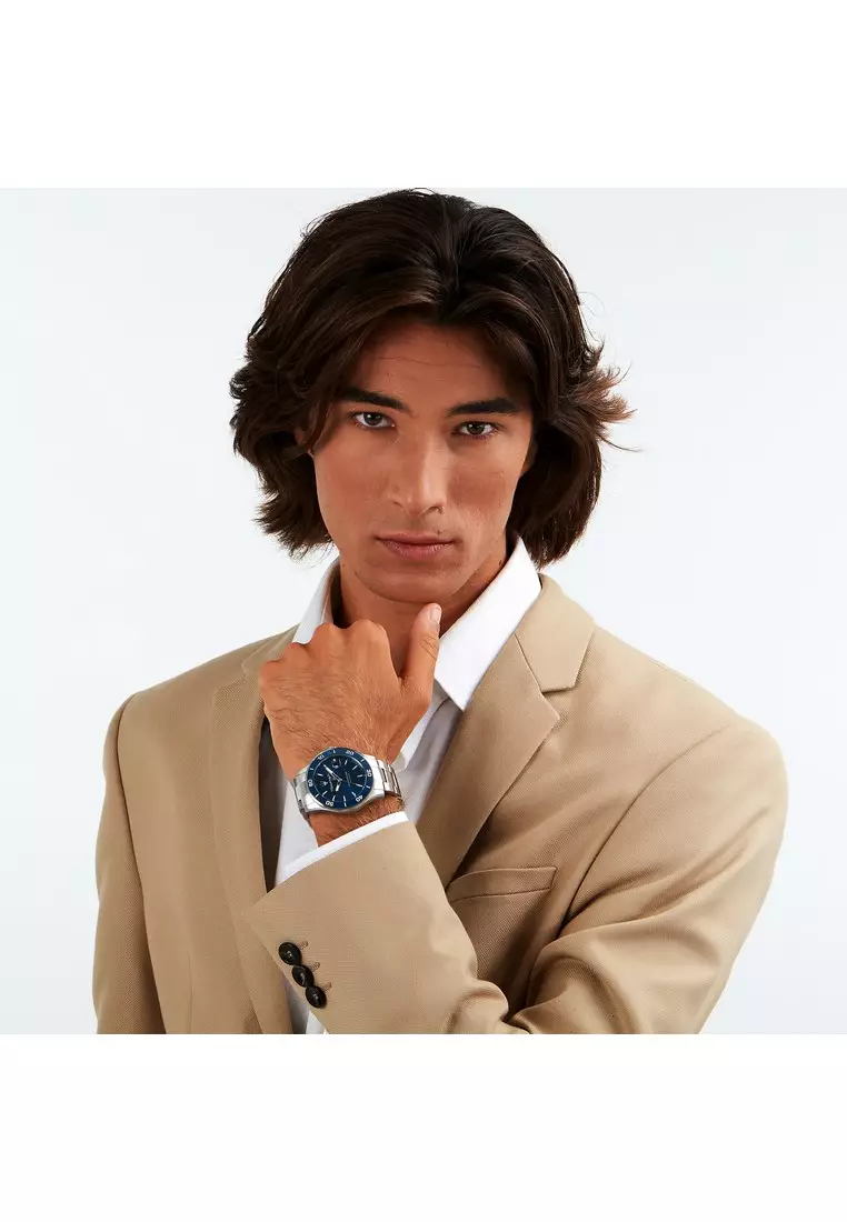 【2 Years Warranty】Maserati Competizione 43mm Men's Quartz Watch Luminous Dial Hands R8853100036 Japan Movement