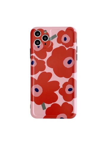 Kings Collection red Red Flower iPhone 12 Case (UPKCMCL2278) 01B8DACC20F35CGS_1