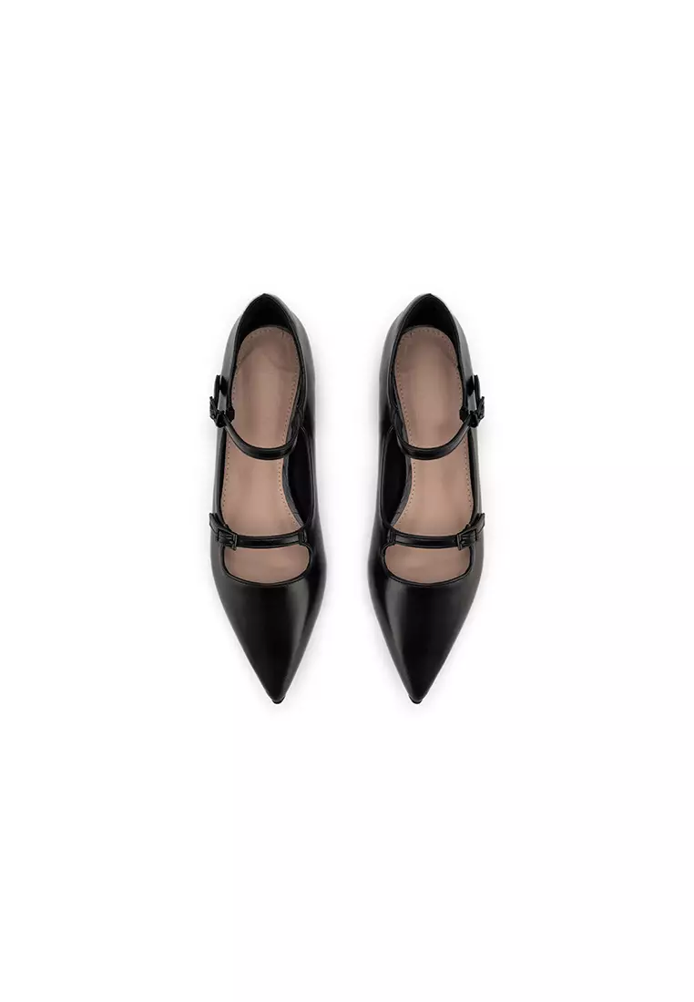 MARY JANE POINTED TOE FLAT