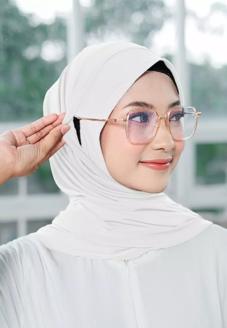 HIJAB INSTAN ZENYA - WHITE