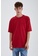 DeFacto red Oversize Fit Crew Neck Pocket Short Sleeve Cotton T-Shirt 5F352AAE65FD52GS_4