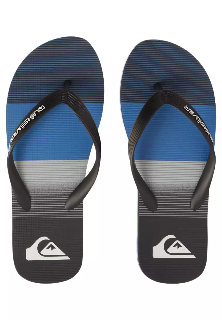 Mens Molokai Stripe Beach Flip Flops