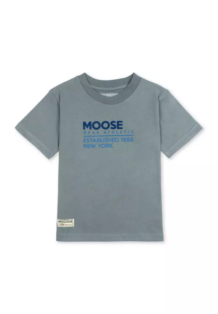MOOSE GIRL Boys Oversized T-Shirt with Print Details