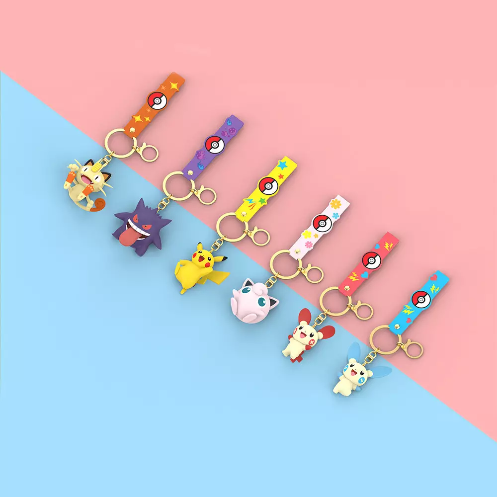 Funism Gantungan Kunci Minun - Biru/Krem