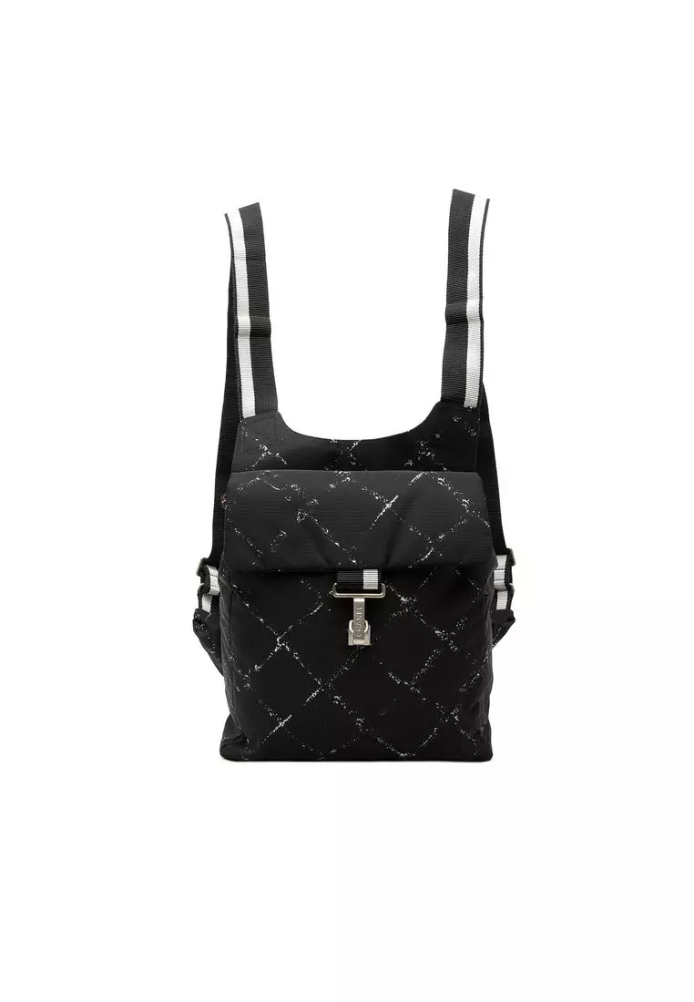 Buy CHANEL Pre-Loved Chanel Old Travel Line Nylon Backpack  display picture 3