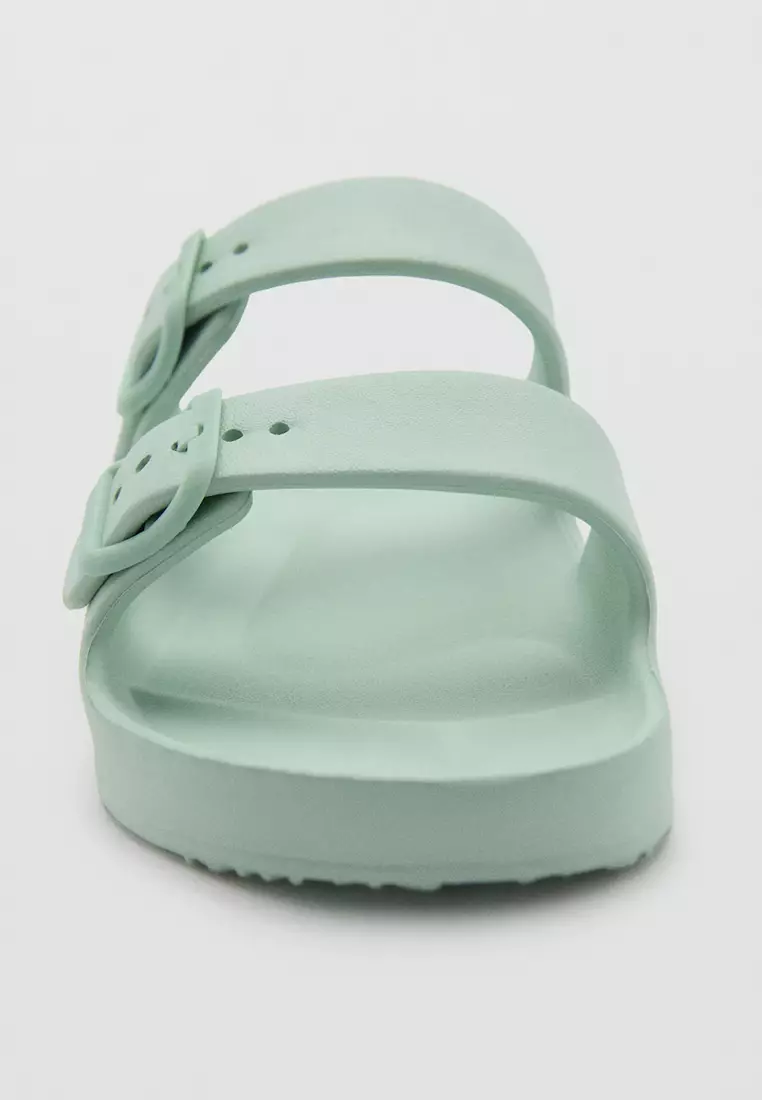 Buckles Flip Flops