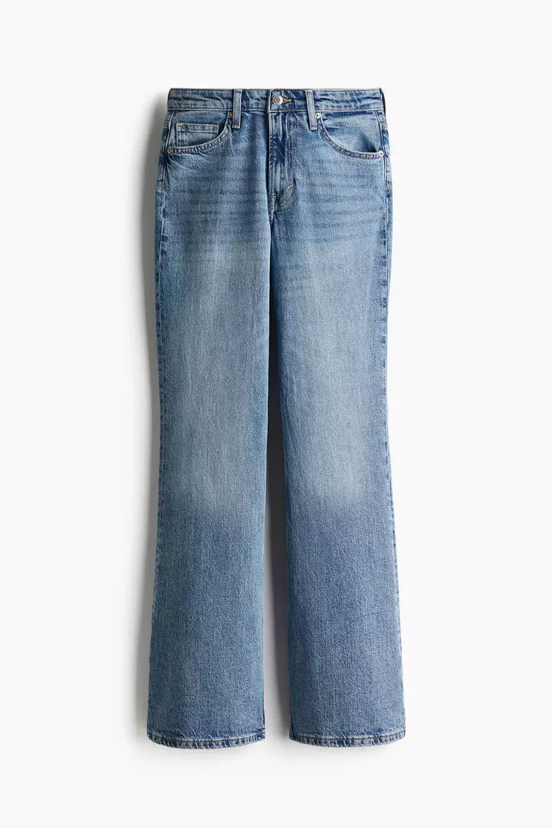 Curvy Fit Flared High Jeans