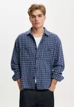 Indigo Mini Check