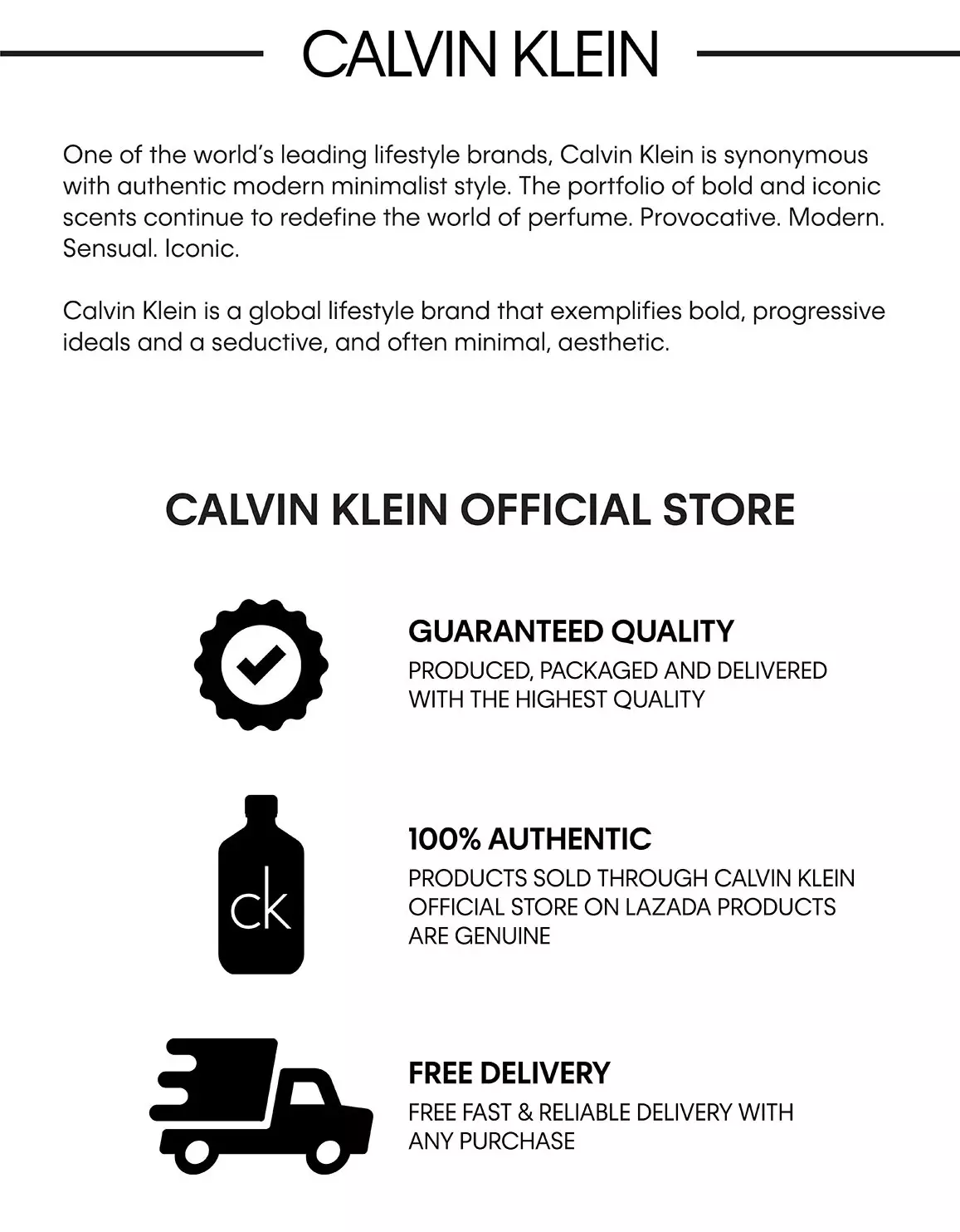 calvin klein free delivery code