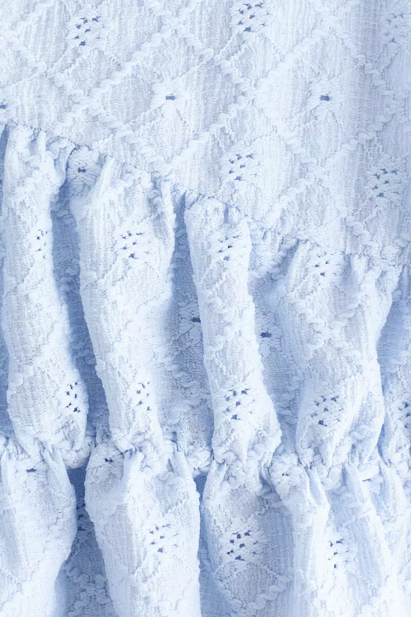 Pointelle jersey top
