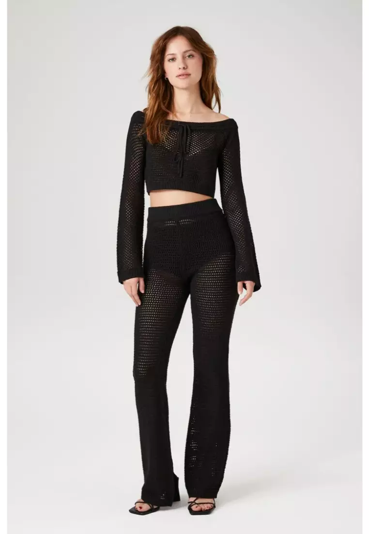 Lace bell bottoms forever 21 hotsell