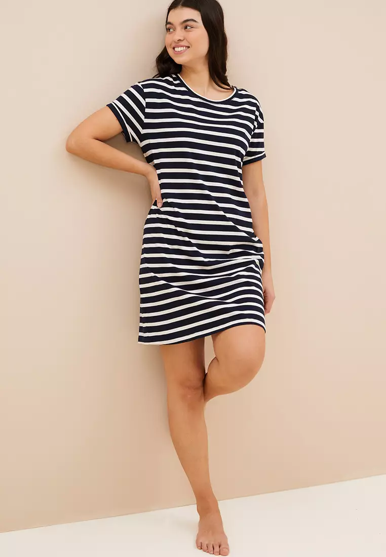 Cotton discount nightdresses m&s