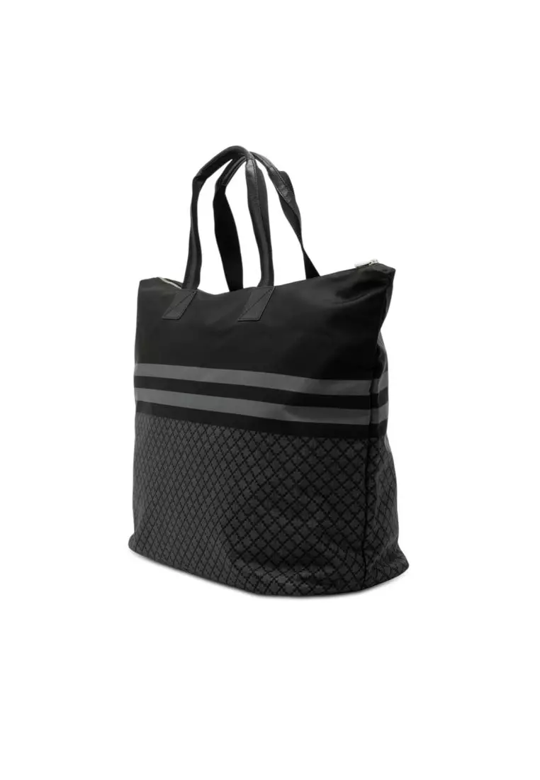 Pre-Loved Gucci Diamante Nylon Web Tote