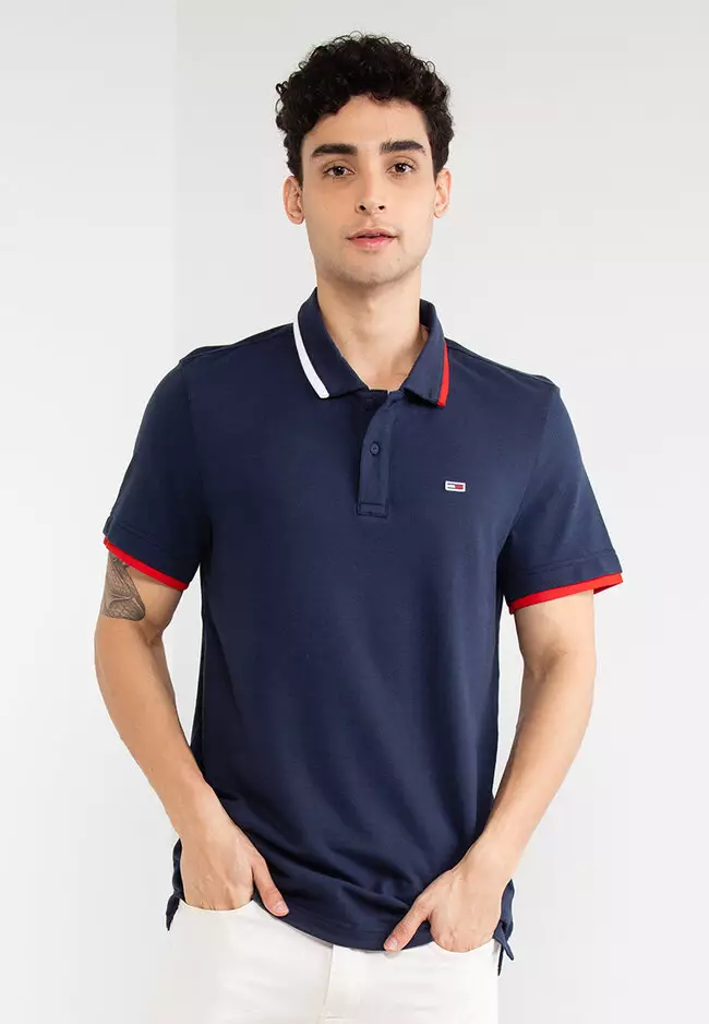 Tommy hilfiger polo deals neck