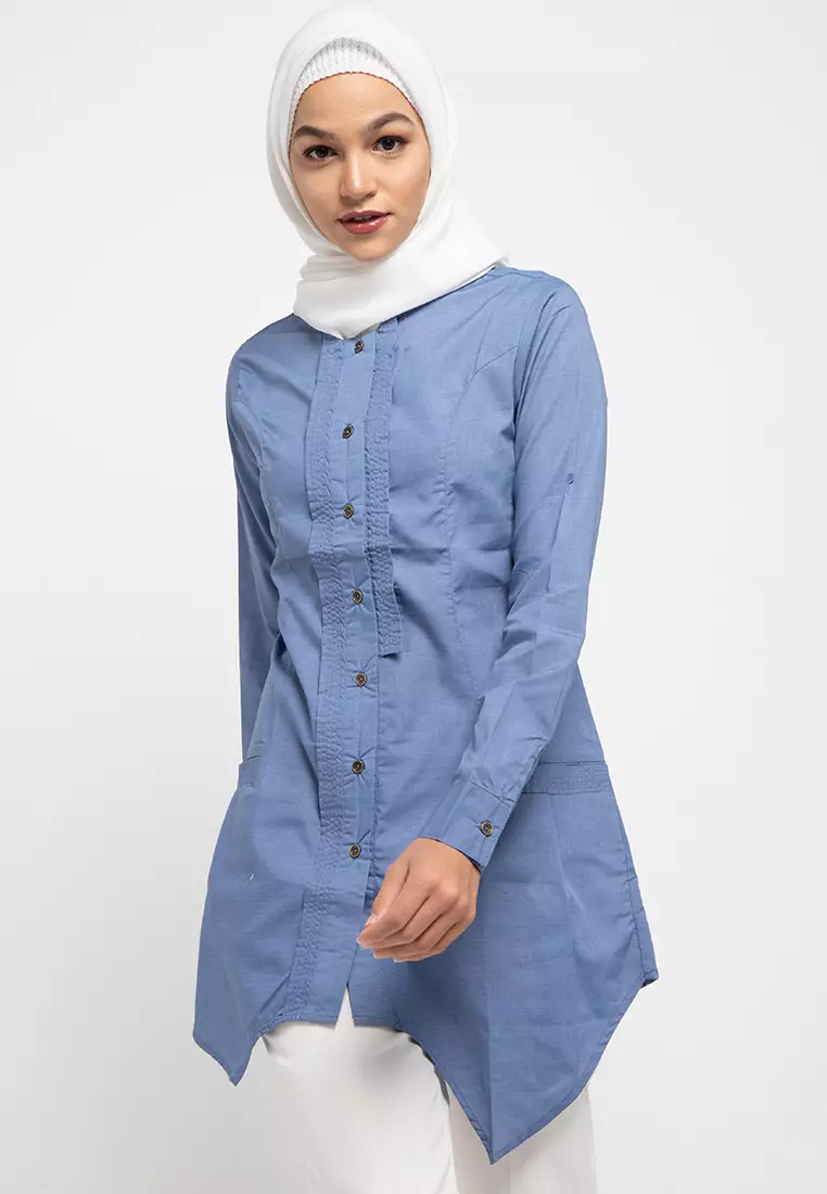 AZZAR Tamia Tunic In Blue