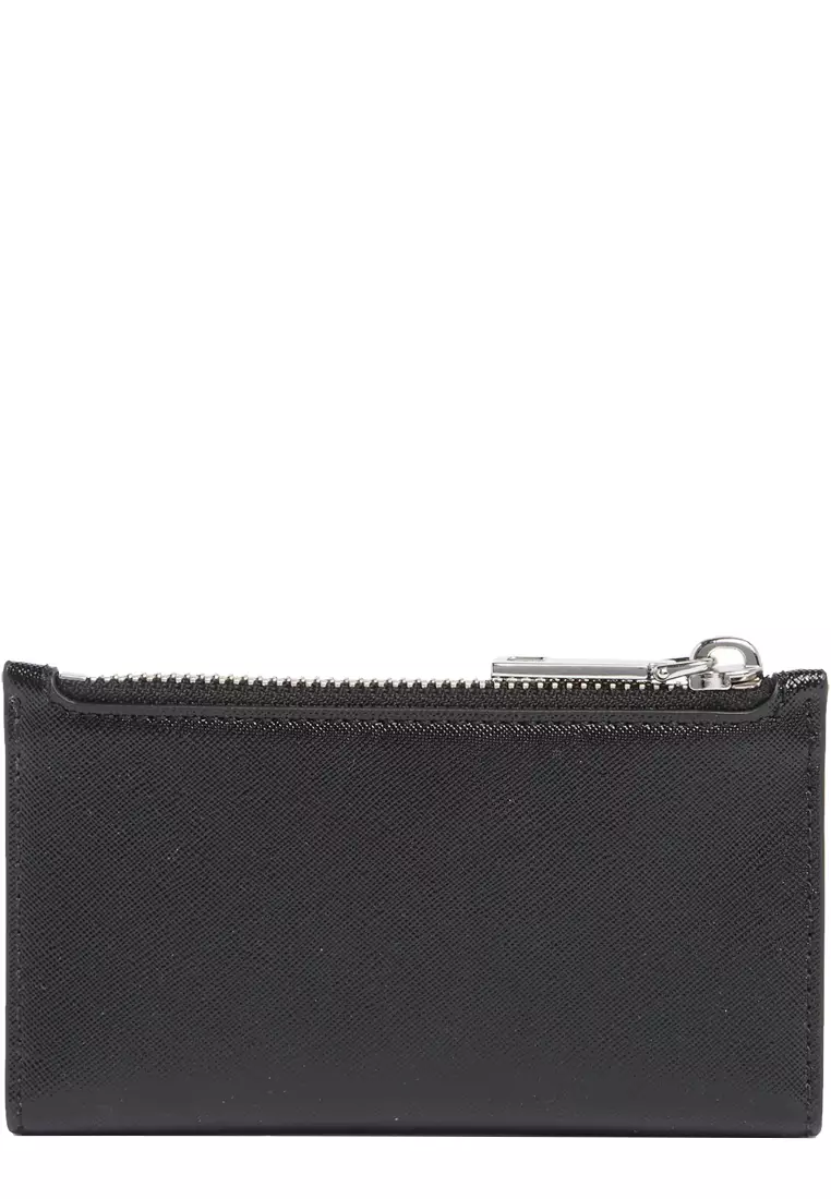 Trademarc Medium Flat Wallet - Black 4P4SMP026S02