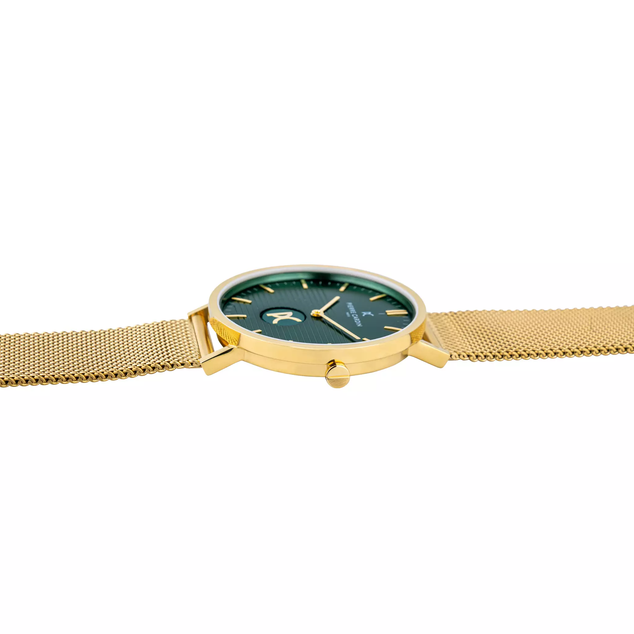 Pierre Cardin Belleville Gold Green Stainless Steel