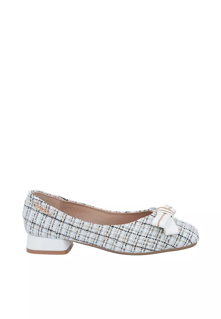 Discount on Carlo Rino  shoes - SKU: Light Blue Faye Iridescent Tweed Pumps
