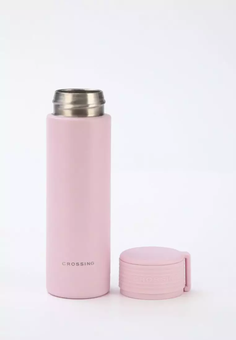 Crossing Compact Slim Insulated S/S Bottle 180ml - Blush Pink