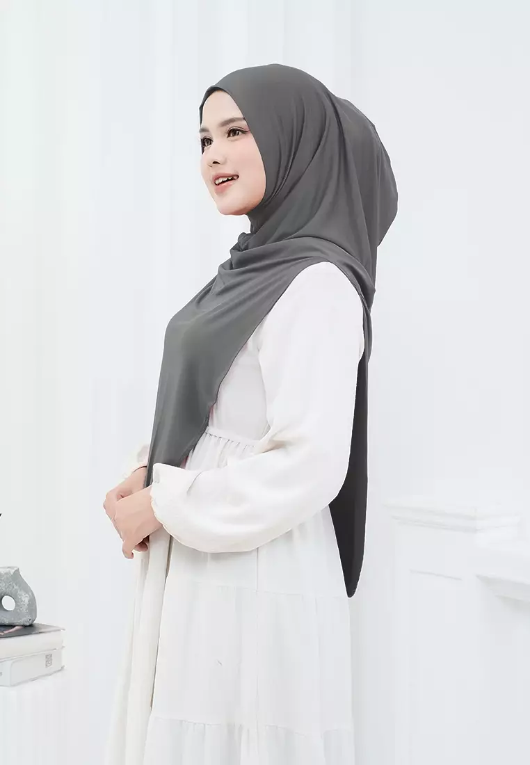 HIJAB INSTAN NAIMA - DARK GREY
