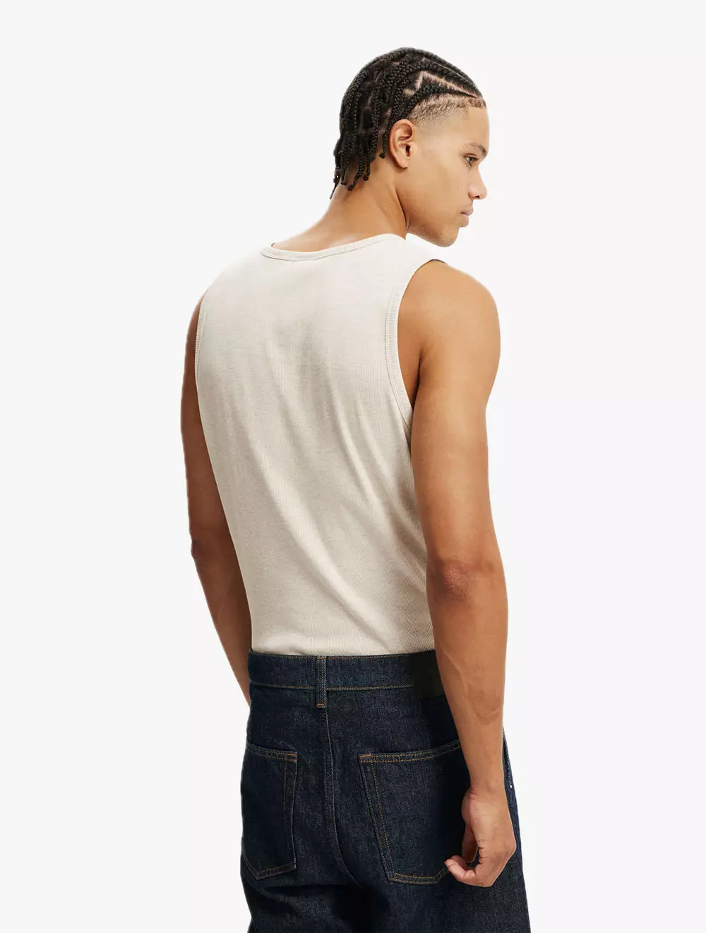 COTTON ON - ATASAN - RIB TANK