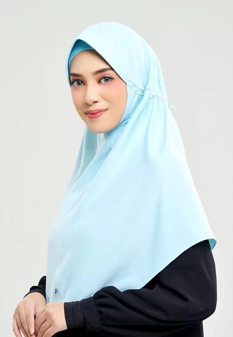 RABBANI - Kerudung Sekolah Instan Innova KAA - Baby Blue