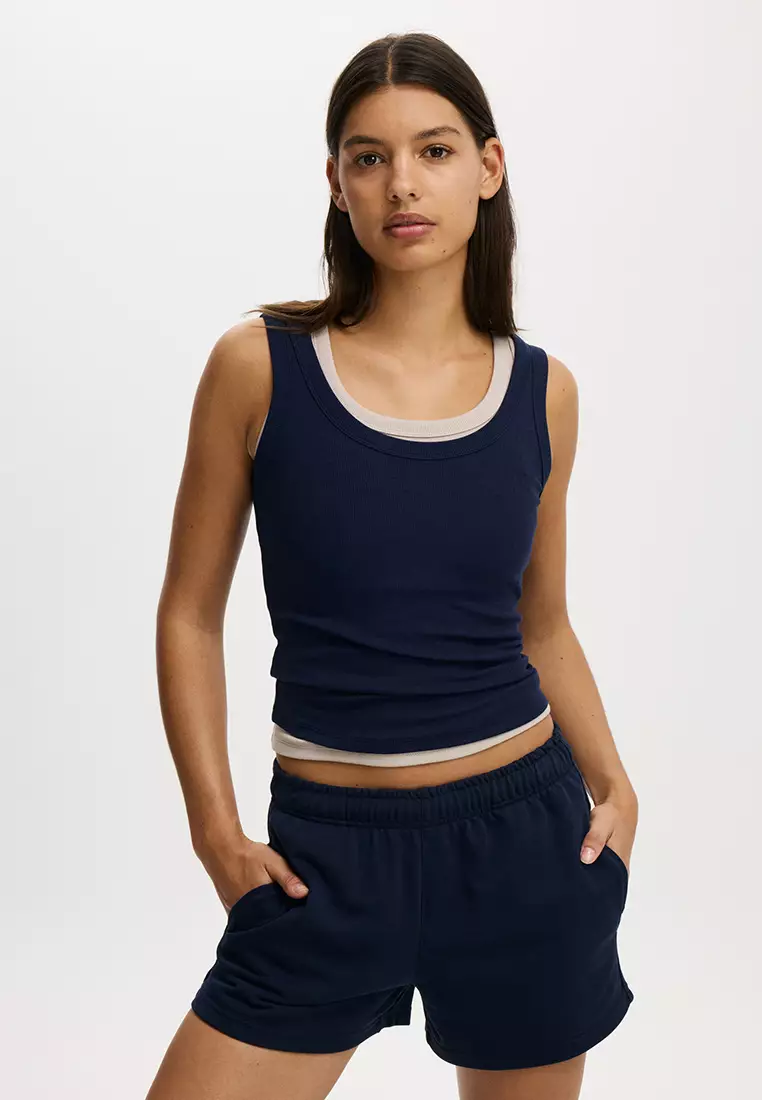 Lightweight Fleece Gym Shorts