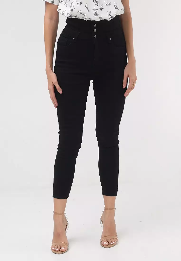 Cropped Skinny High Waist