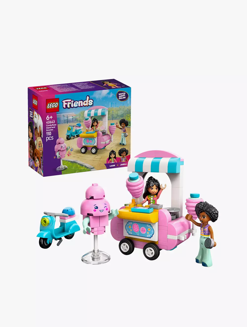 LEGO® Friends Cotton Candy Stand and Scooter - 42643