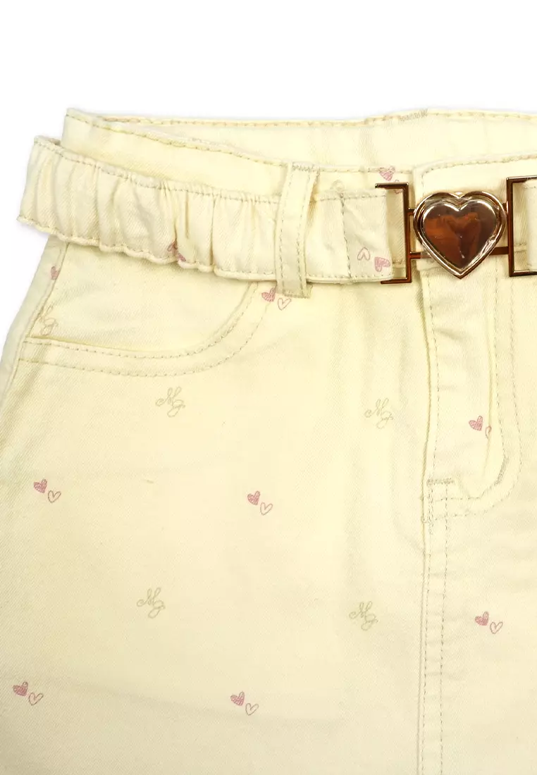 Girls Blouse with Skirt Set