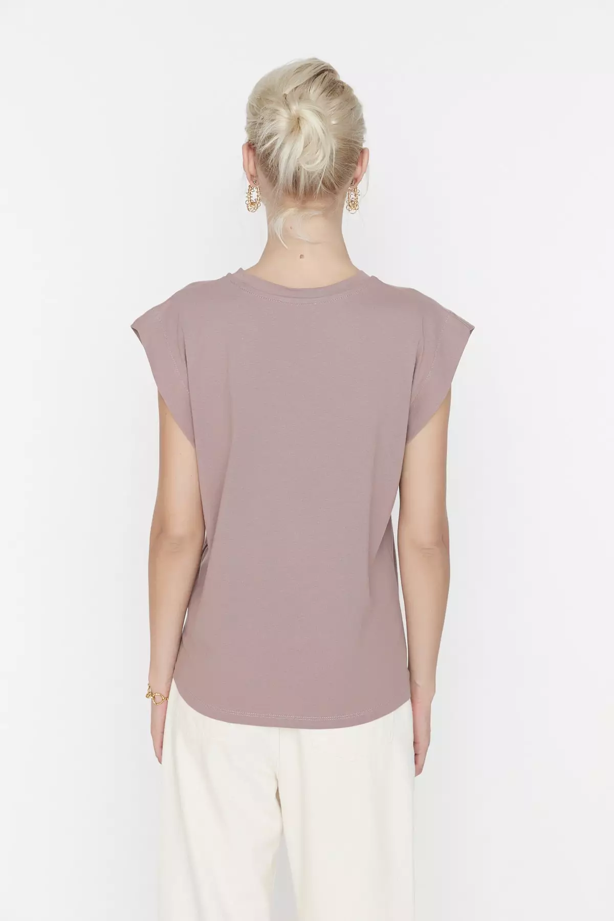 Padded Basic T-Shirt
