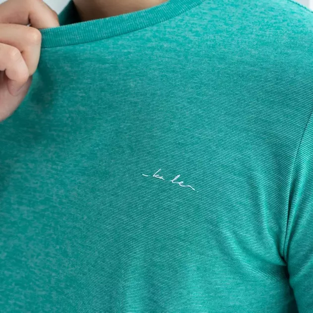 Kale Arthur Green / T-Shirt Polos Pria Lengan Pendek / Unisex Casual