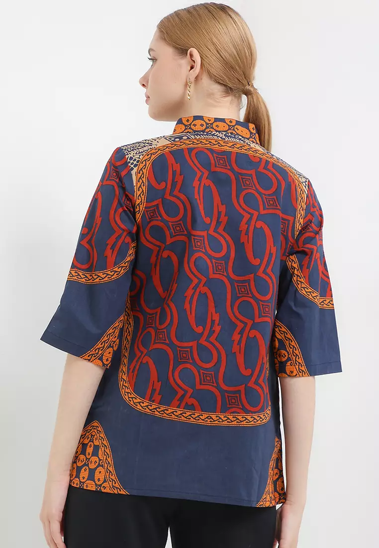 Blouse Batik Parang Kawung